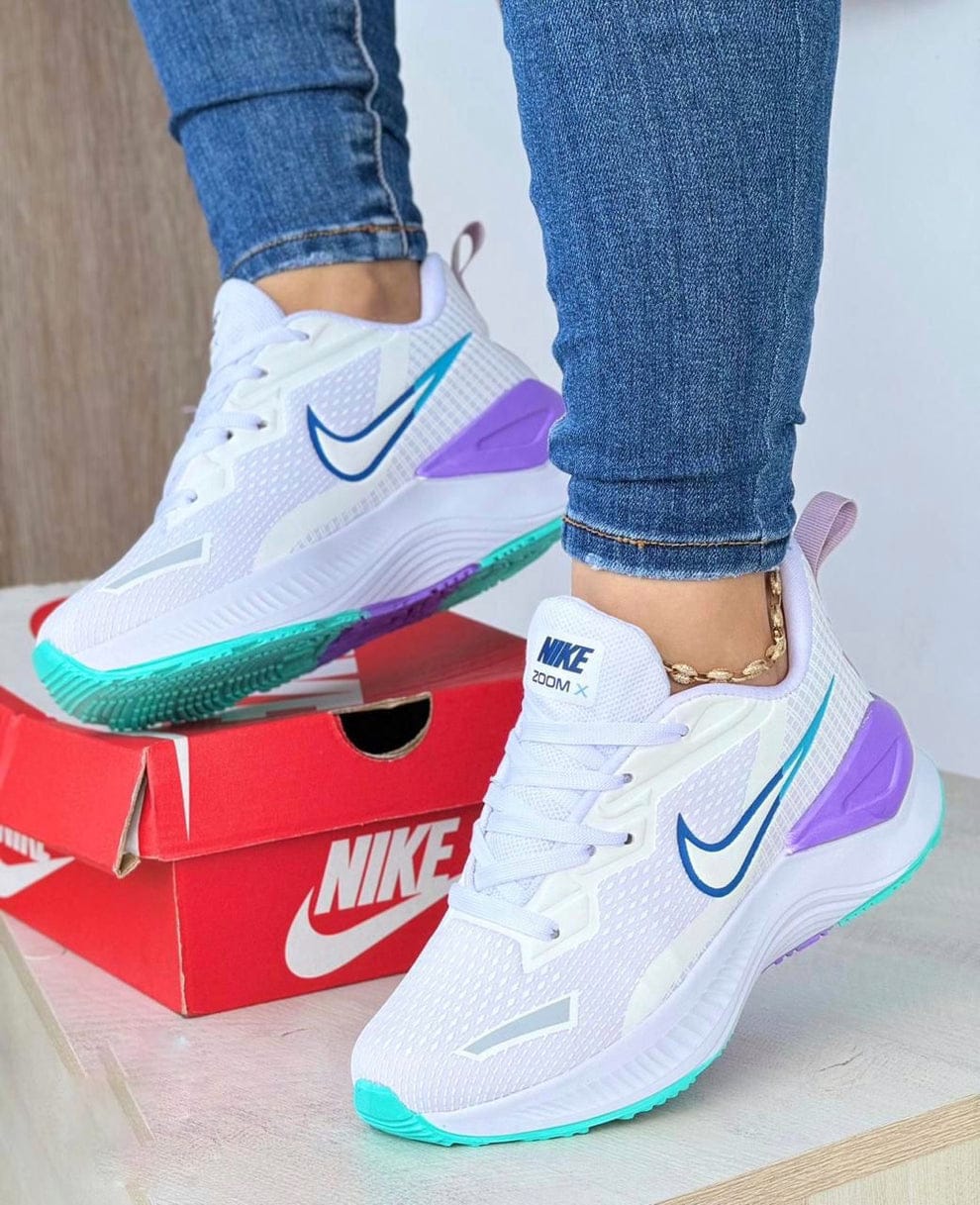 Nike Zoom X Blanco Lila Dama